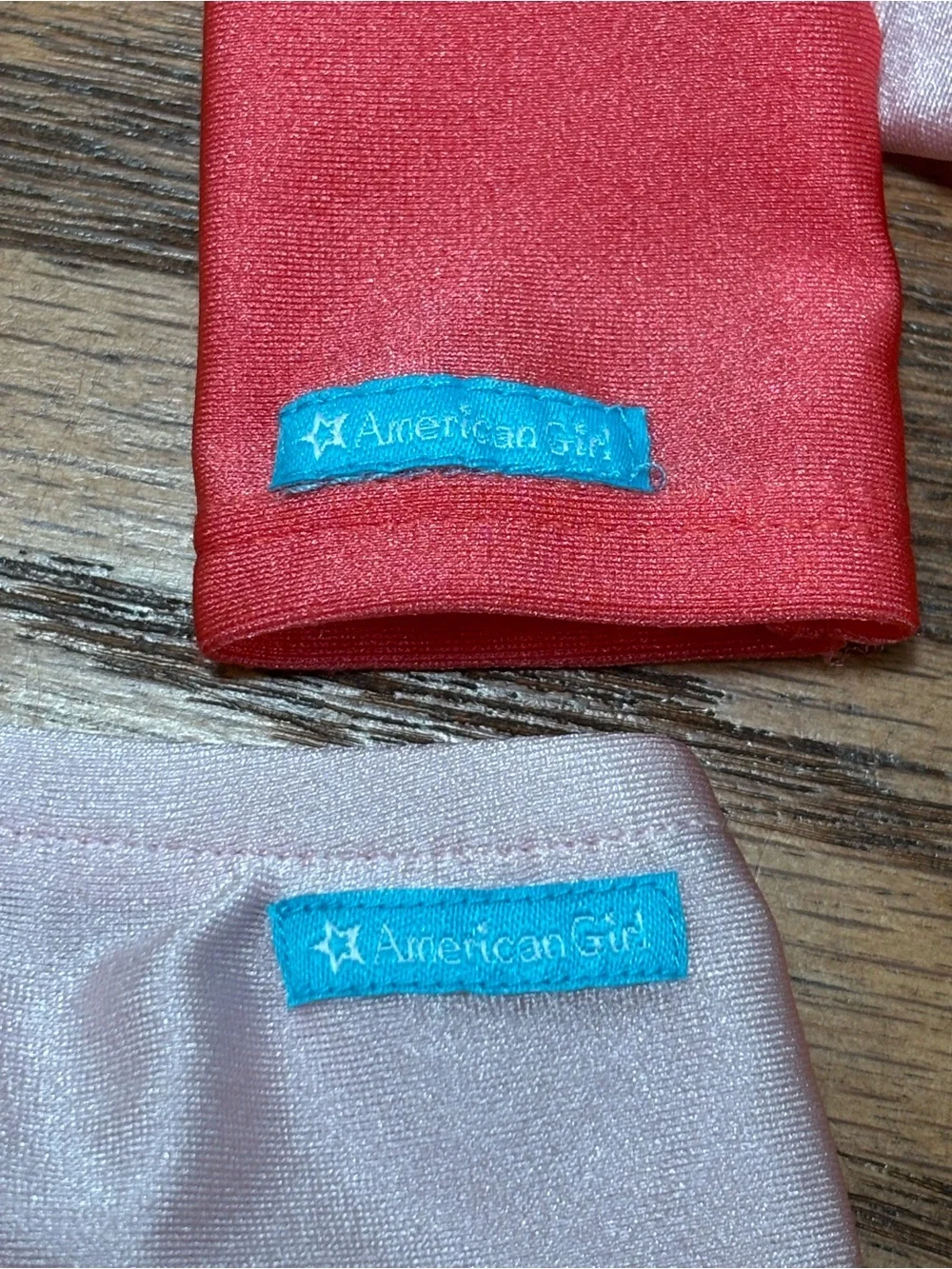 American Girl Surfs Up Swim Shirt and Boy Shorts Set Flamingo